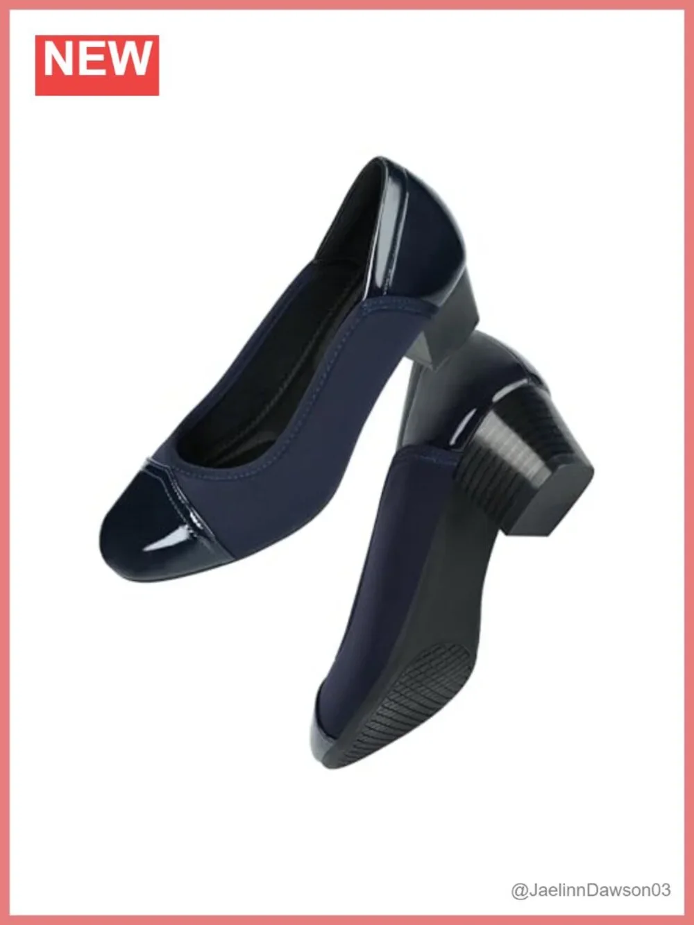 Orthopedic Bunion Dress Shoes Low Heel Slip On Pumps